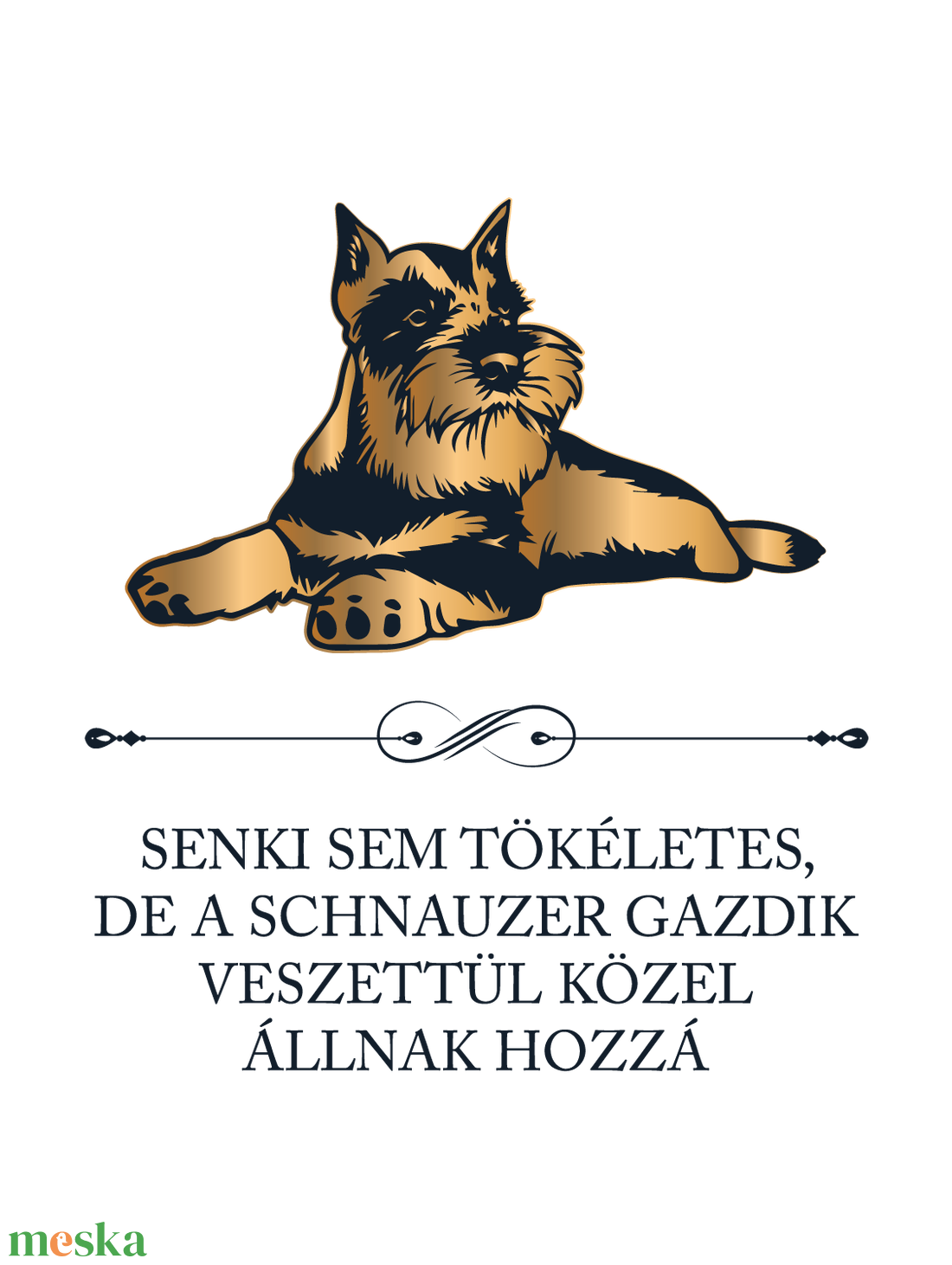 Tökéletes SCHNAUZER GAZDIK - póló - ruha & divat - női ruha - póló, felső - Meska.hu
