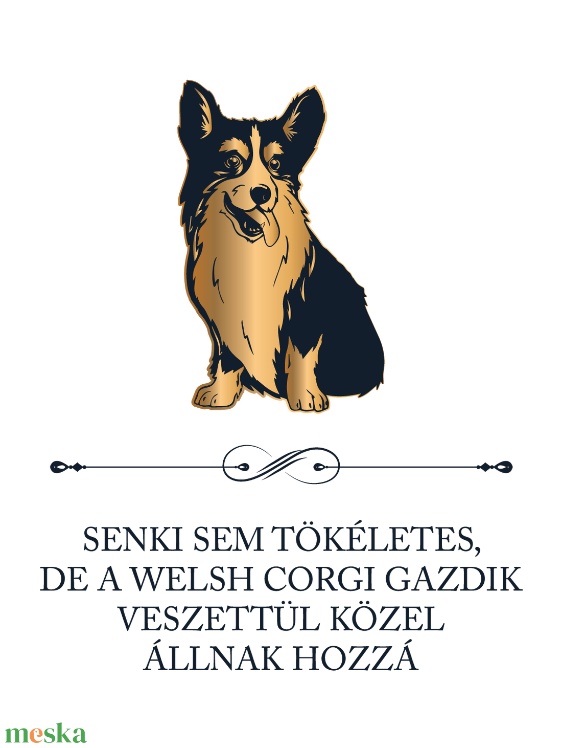 Tökéletes WELSH CORGI GAZDIK - póló - ruha & divat - női ruha - póló, felső - Meska.hu