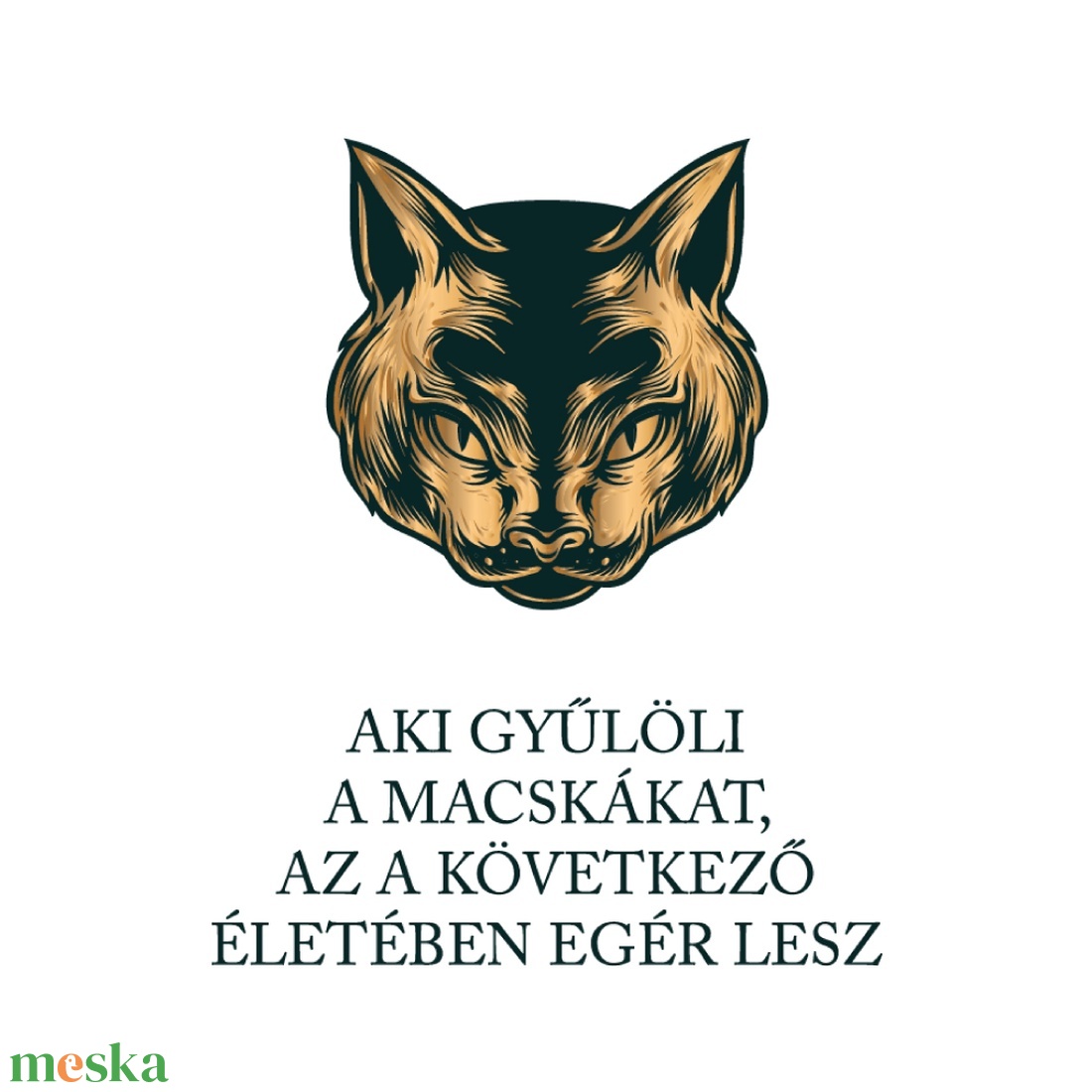 Aki gyűlöli a macskákat... - macskás póló idézettel - ruha & divat - női ruha - póló, felső - Meska.hu