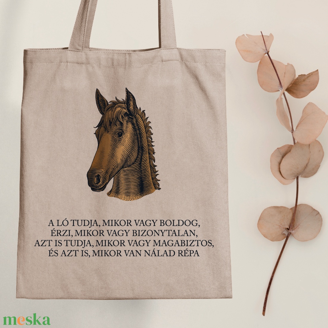A ló tudja, mikor vagy boldog... - vászontáska - Farkas Benjamin - táska & tok - bevásárlás & shopper táska - shopper, textiltáska, szatyor - Meska.hu A ló tudja, mikor vagy boldog... - vászontáska - Farkas Benjamin - táska & tok - bevásárlás & shopper táska - shopper, textiltáska, szatyor - Meska.hu