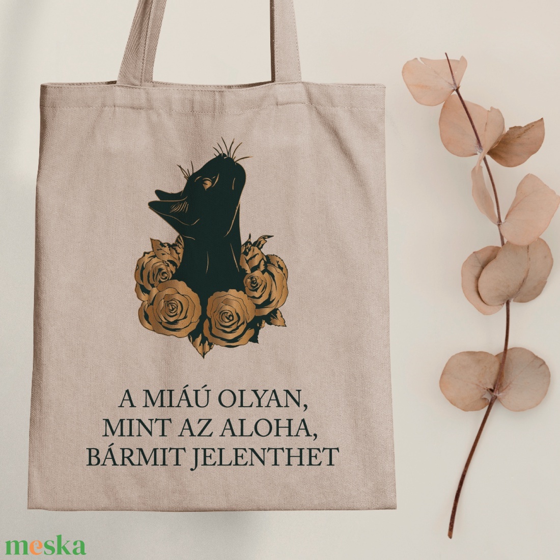 Miáú = aloha - vászontáska - Farkas Benjamin - táska & tok - bevásárlás & shopper táska - shopper, textiltáska, szatyor - Meska.hu Miáú = aloha - vászontáska - Farkas Benjamin - táska & tok - bevásárlás & shopper táska - shopper, textiltáska, szatyor - Meska.hu
