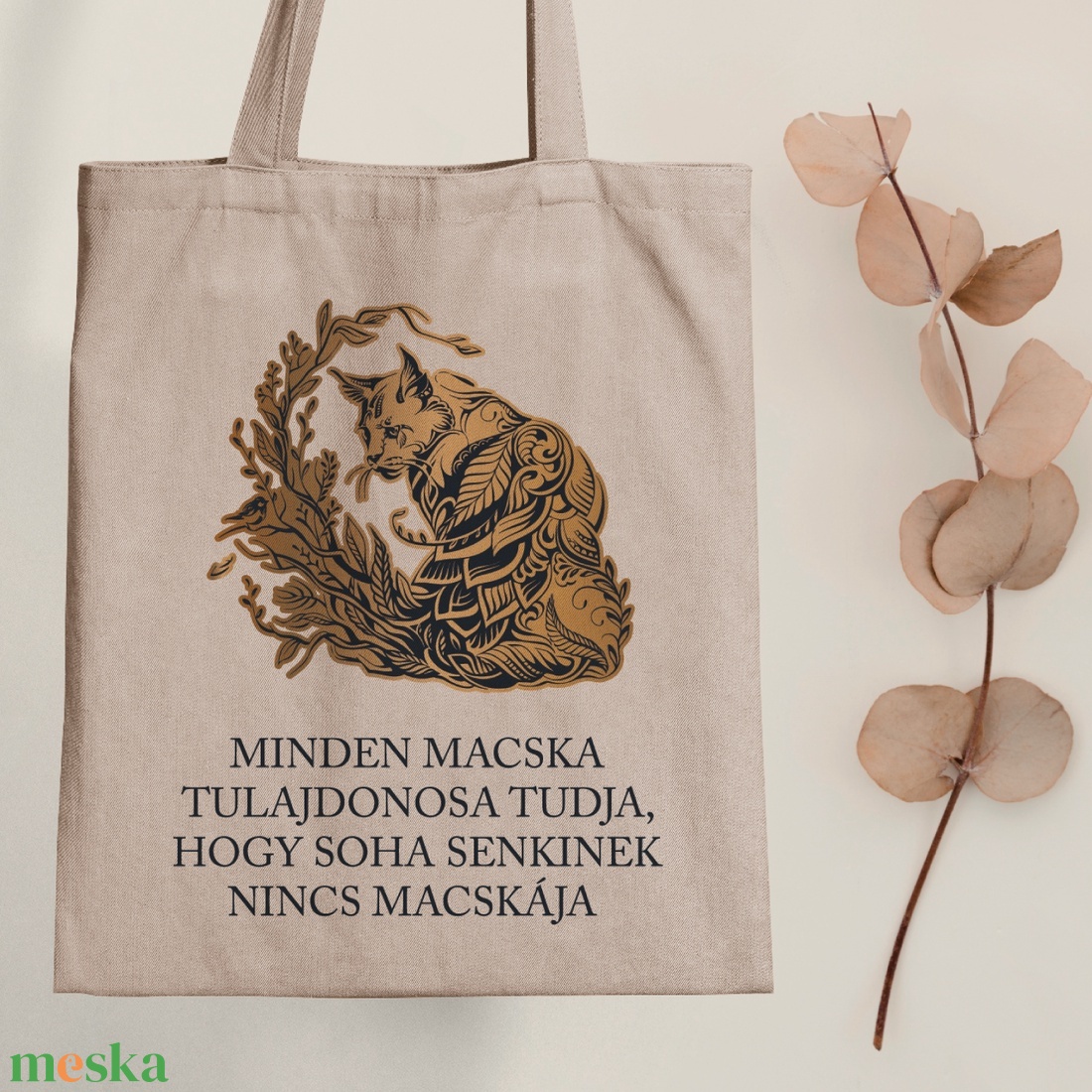 Soha senkinek nincs macskája - vászontáska - Farkas Benjamin - táska & tok - bevásárlás & shopper táska - shopper, textiltáska, szatyor - Meska.hu Soha senkinek nincs macskája - vászontáska - Farkas Benjamin - táska & tok - bevásárlás & shopper táska - shopper, textiltáska, szatyor - Meska.hu