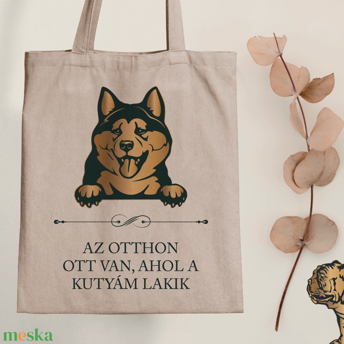AKITA - Az otthon ott van, ahol a kutyám lakik - vászontáska - táska & tok - bevásárlás & shopper táska - shopper, textiltáska, szatyor - Meska.hu AKITA - Az otthon ott van, ahol a kutyám lakik - vászontáska - táska & tok - bevásárlás & shopper táska - shopper, textiltáska, szatyor - Meska.hu