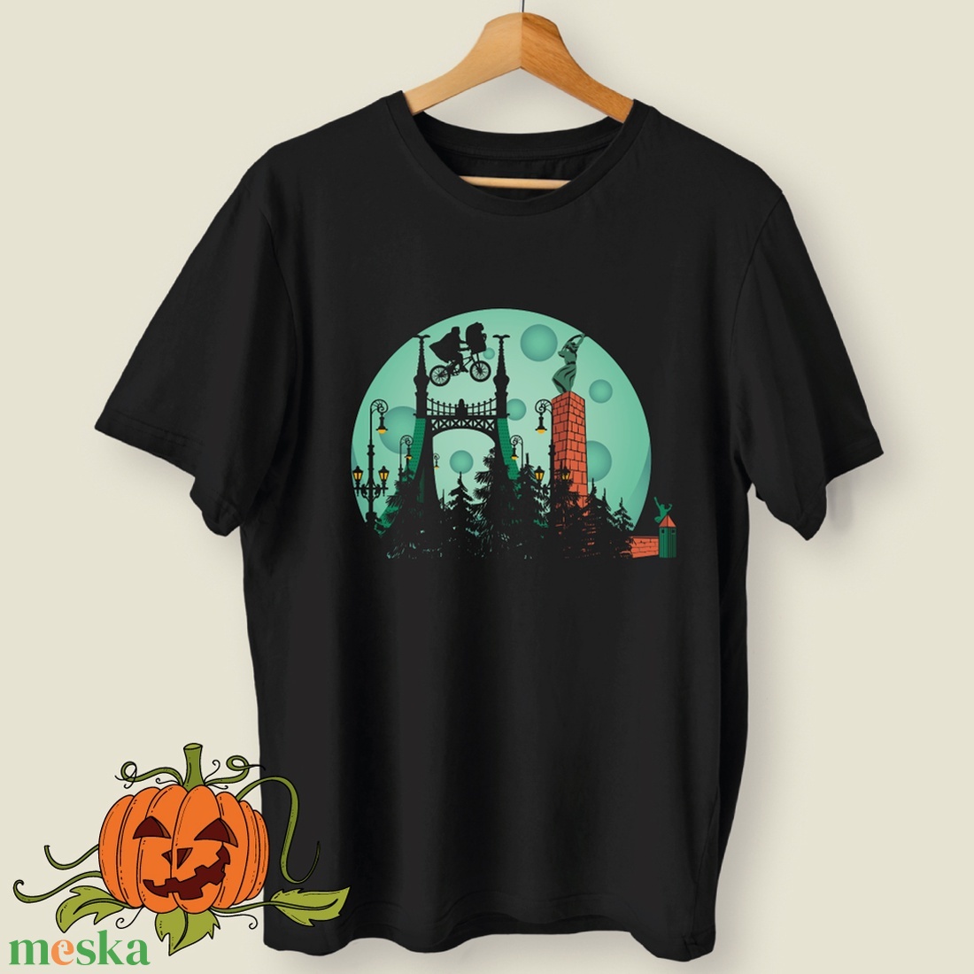 E.T. Újbuda felett - férfi póló - ruha & divat - férfi ruha - póló - Meska.hu