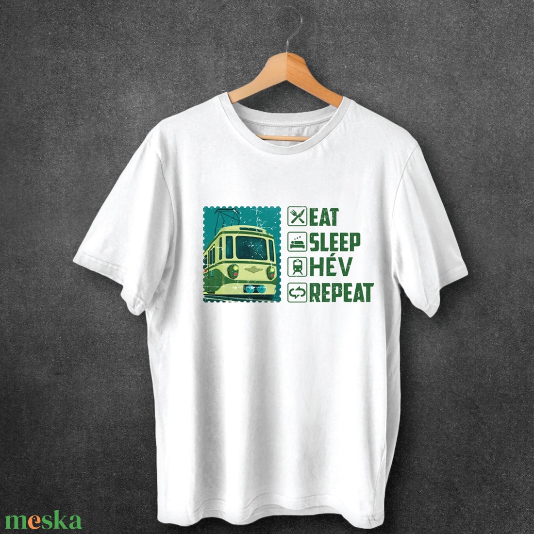 Eat Sleep HÉV Repeat - férfi póló - ruha & divat - férfi ruha - póló - Meska.hu Eat Sleep HÉV Repeat - férfi póló - ruha & divat - férfi ruha - póló - Meska.hu