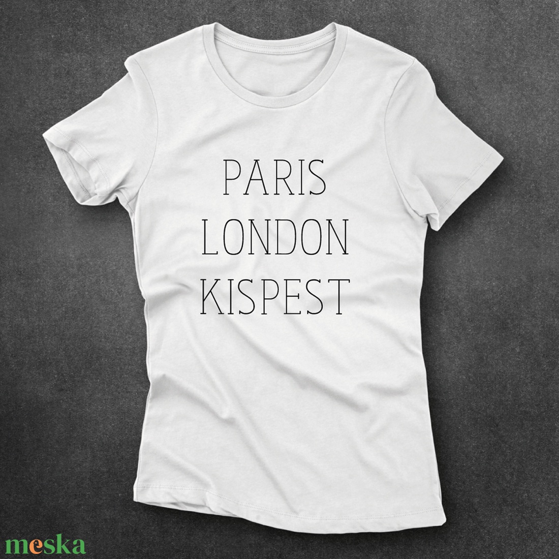 Paris London Kispest - női póló - ruha & divat - női ruha - póló, felső - Meska.hu Paris London Kispest - női póló - ruha & divat - női ruha - póló, felső - Meska.hu