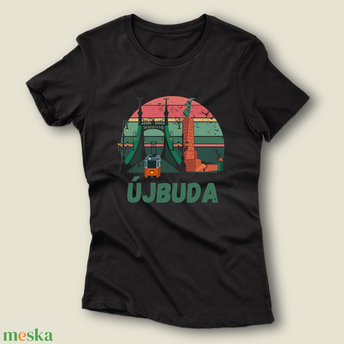 Újbuda Vintage - női póló - ruha & divat - női ruha - póló, felső - Meska.hu Újbuda Vintage - női póló - ruha & divat - női ruha - póló, felső - Meska.hu