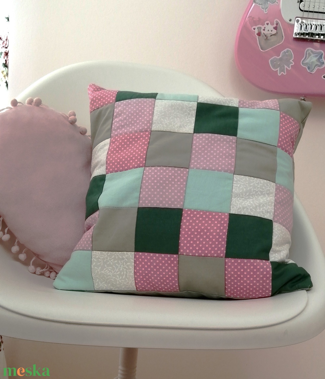 Kockás párna foltvarró csomag - diy (csináld magad) - egységcsomag - Meska.hu Kockás párna foltvarró csomag - diy (csináld magad) - egységcsomag - Meska.hu