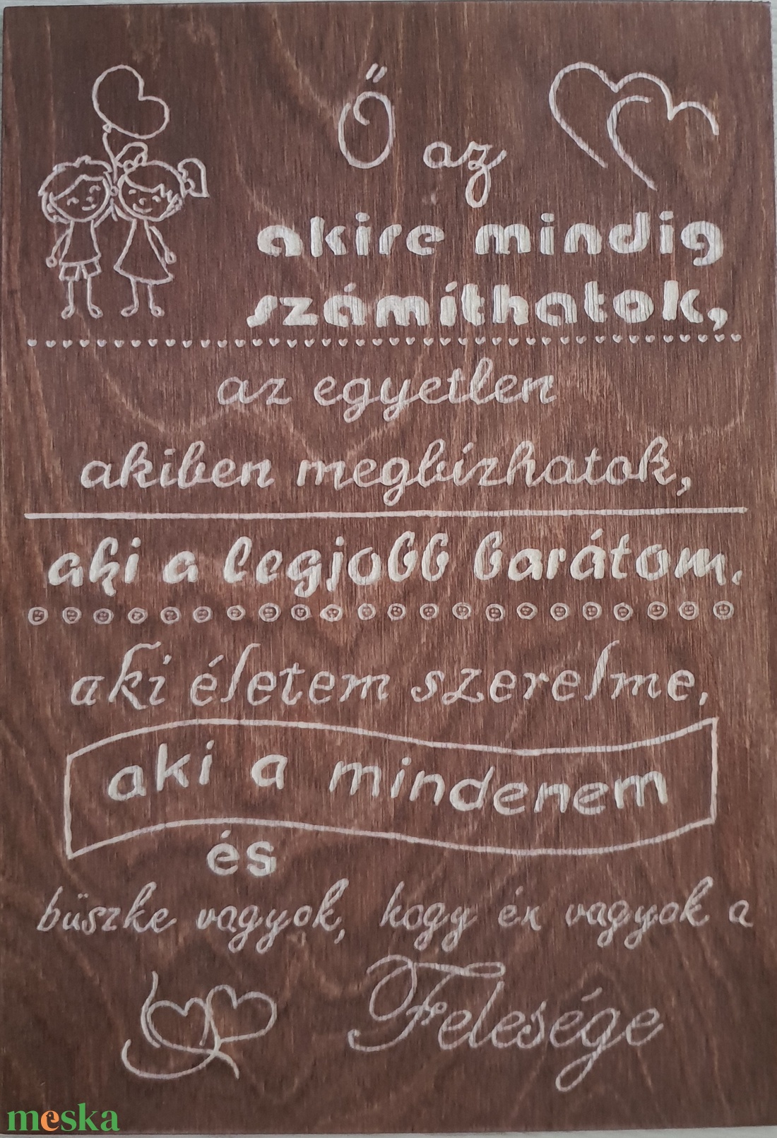 Legjobb férj - otthon & lakás - dekoráció - kép & falikép - táblakép - Meska.hu