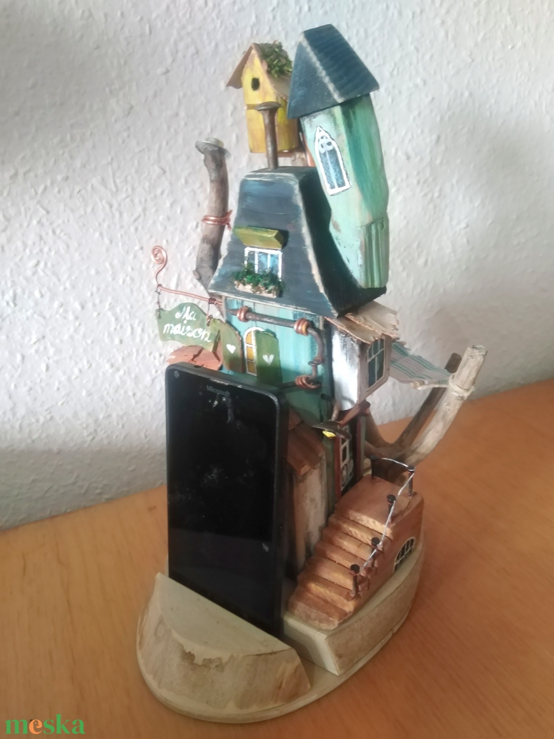 Fairytale tündér telefontartó - otthon & életmód - dekoráció - asztal és polc dekoráció - asztaldísz - Meska.hu