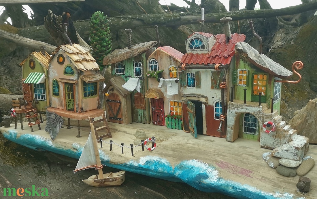 Popeye village, Anchor bay - otthon & életmód - dekoráció - asztal és polc dekoráció - asztaldísz - Meska.hu Popeye village, Anchor bay - otthon & életmód - dekoráció - asztal és polc dekoráció - asztaldísz - Meska.hu
