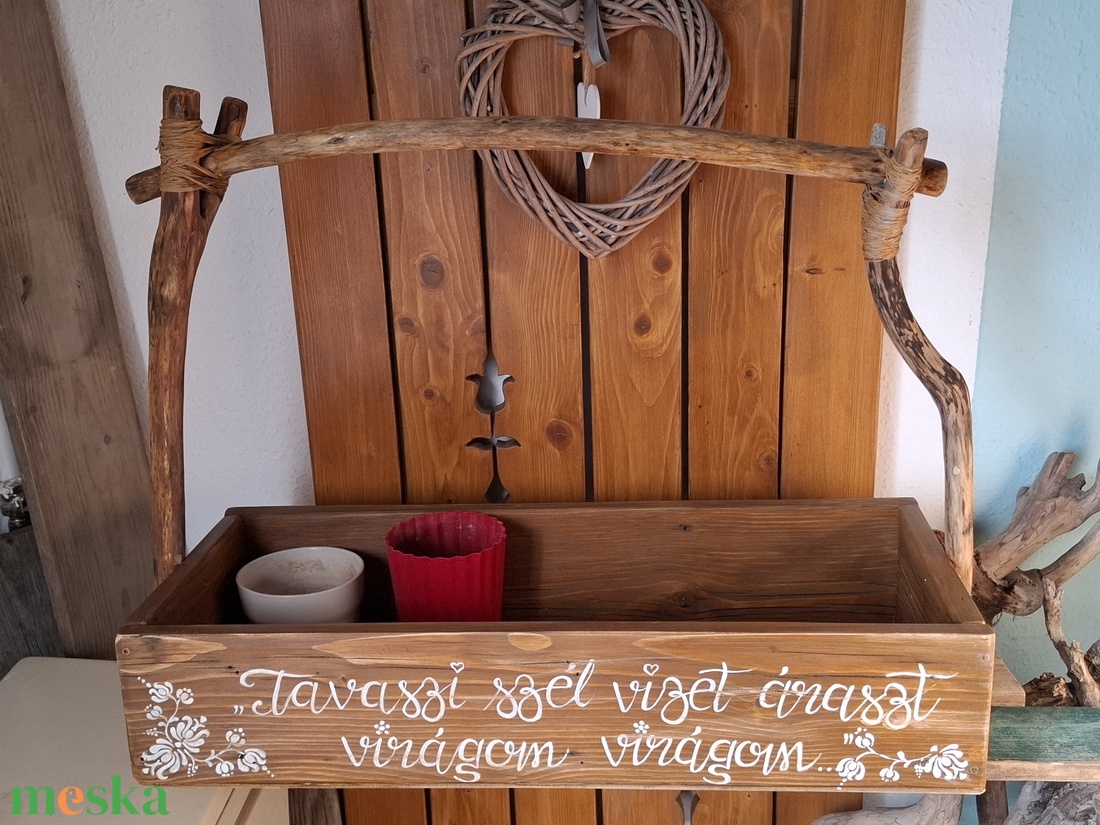 Tavaszi szél  virágláda - otthon & életmód - ház & kert - virágláda, balkonláda - Meska.hu