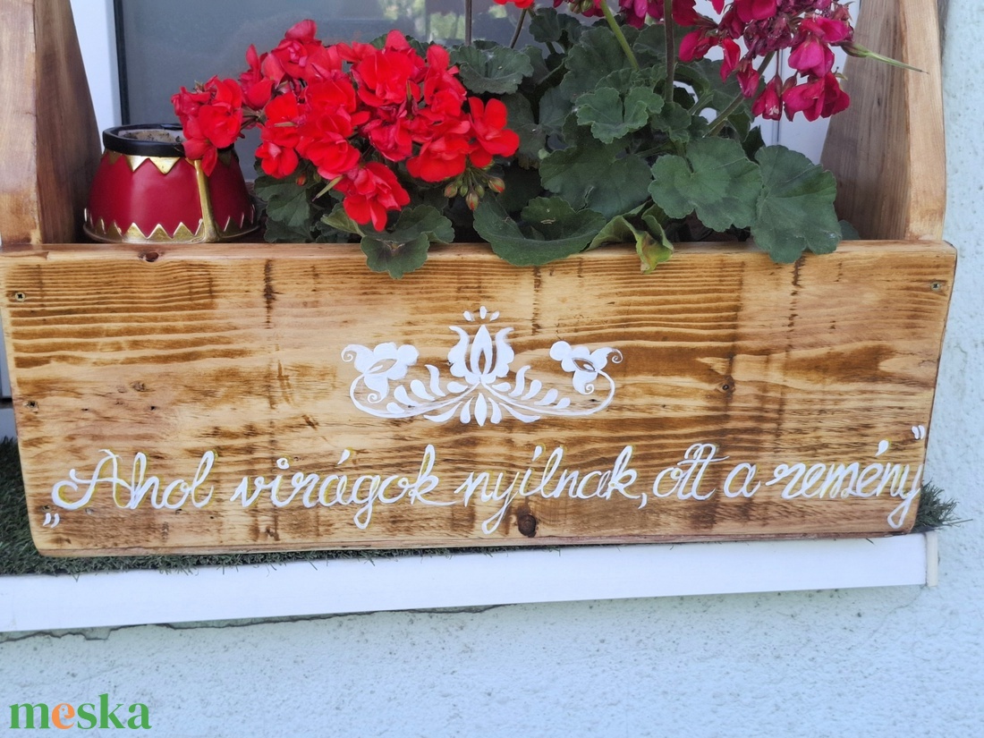 Szuverén:) virágláda - otthon & életmód - ház & kert - virágláda, balkonláda - Meska.hu