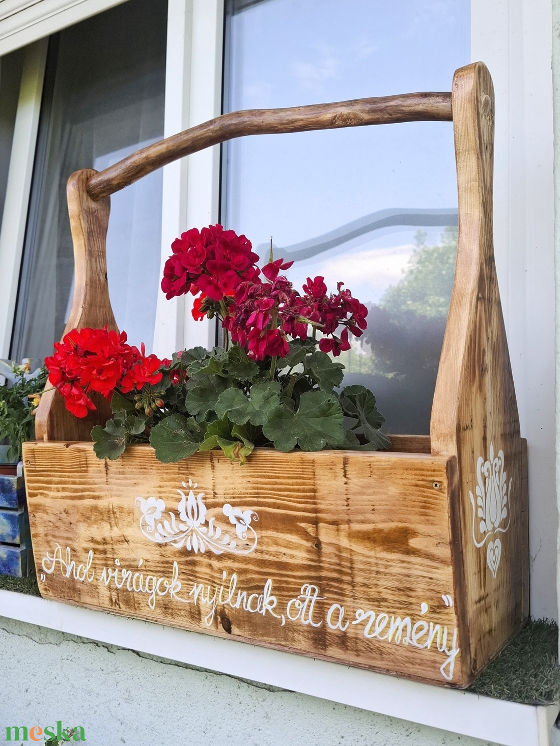 Szuverén:) virágláda - otthon & életmód - ház & kert - virágláda, balkonláda - Meska.hu