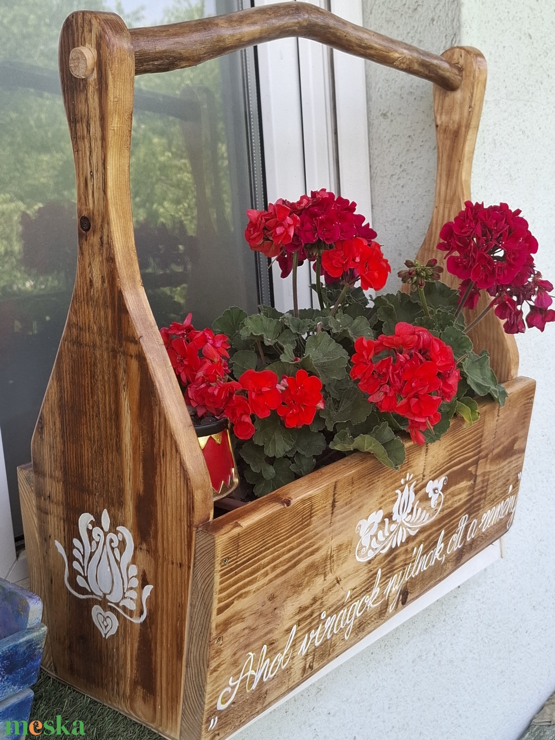 Szuverén:) virágláda - otthon & életmód - ház & kert - virágláda, balkonláda - Meska.hu