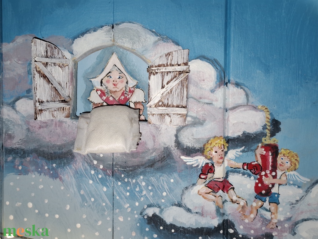 Hópárbaj fali kulcstartó  - otthon & életmód - dekoráció - fali és függő dekoráció - fali kulcstartó - Meska.hu