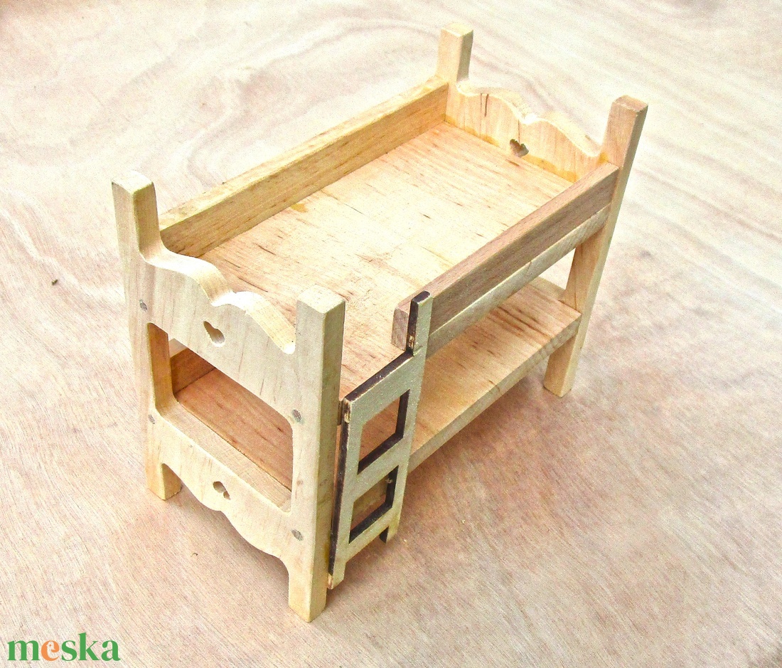 Emeletes kiságy - játék & sport - baba & babaház - babaház - Meska.hu Emeletes kiságy - játék & sport - baba & babaház - babaház - Meska.hu