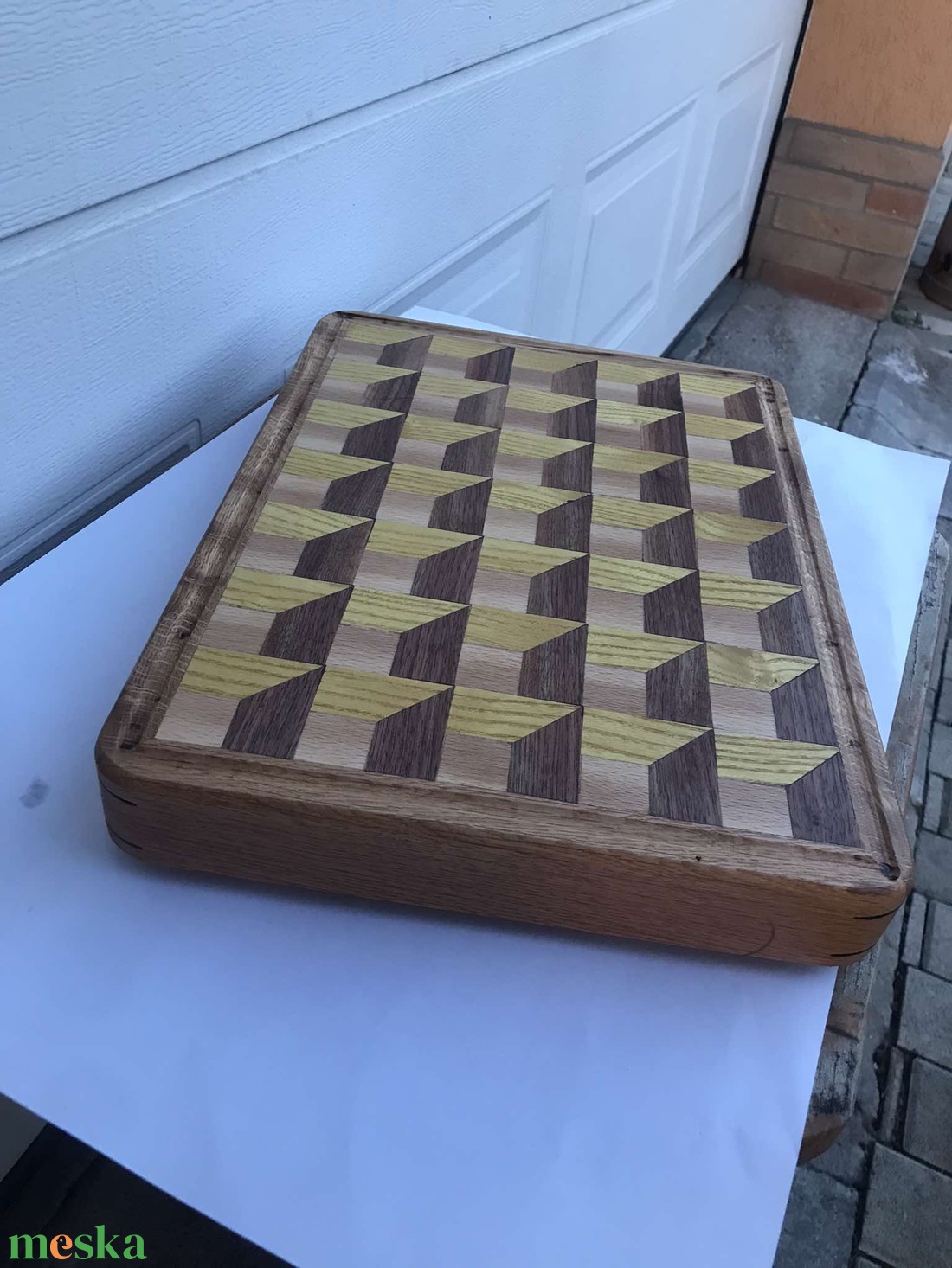 Vágódeszka 3D mintával - otthon & életmód - konyhafelszerelés, tálalás - sütés, főzés - vágódeszka - Meska.hu