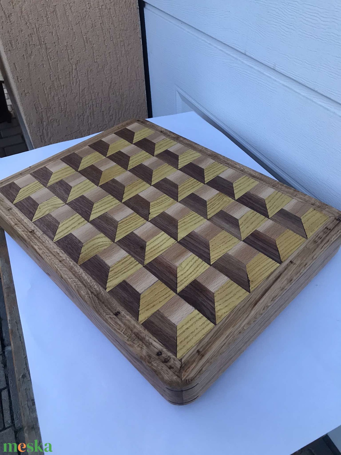 Vágódeszka 3D mintával - otthon & életmód - konyhafelszerelés, tálalás - sütés, főzés - vágódeszka - Meska.hu