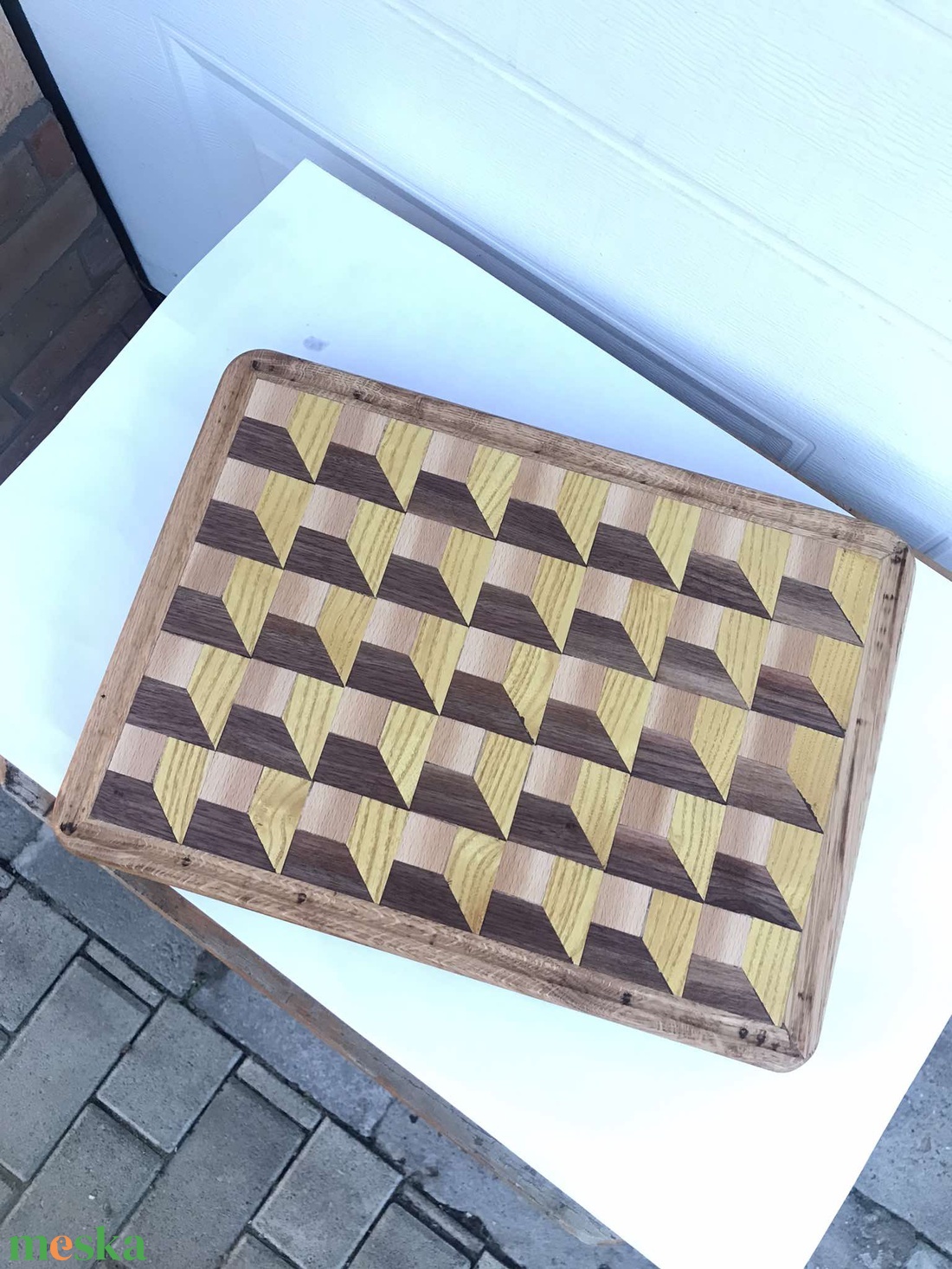 Vágódeszka 3D mintával - otthon & életmód - konyhafelszerelés, tálalás - sütés, főzés - vágódeszka - Meska.hu