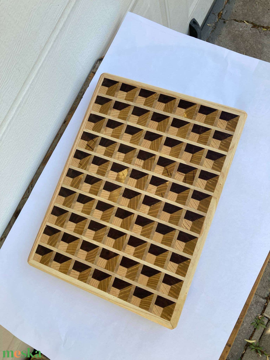 Vágódeszka 3D mintával - otthon & életmód - konyhafelszerelés, tálalás - sütés, főzés - vágódeszka - Meska.hu