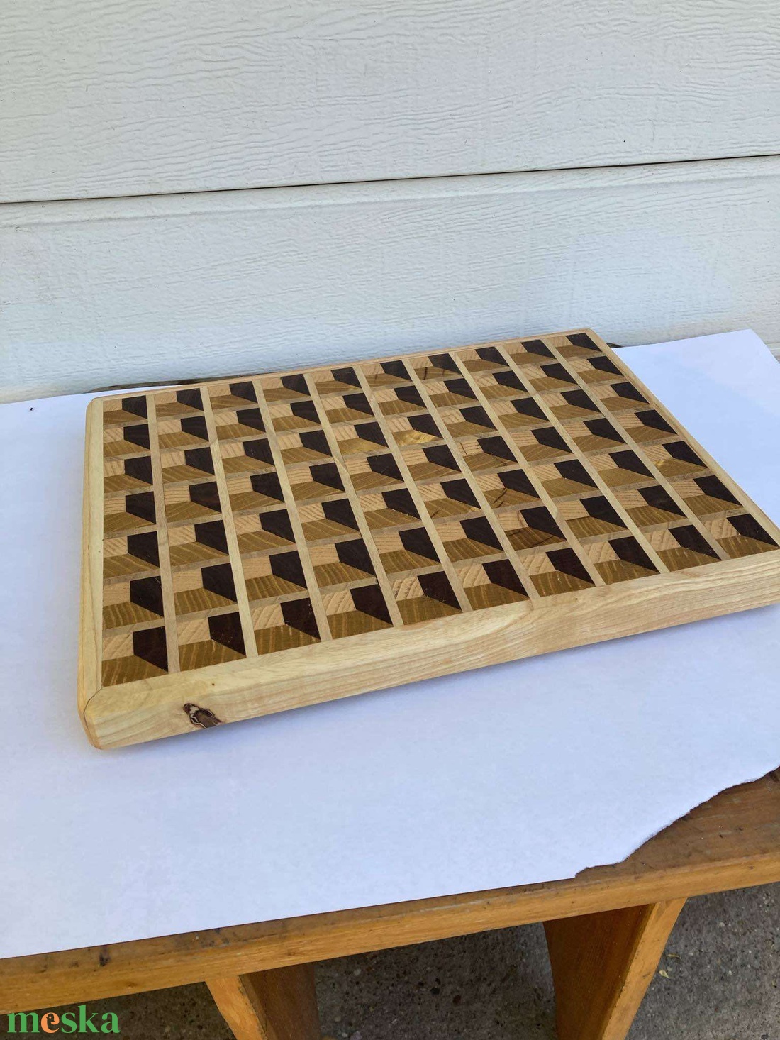 Vágódeszka 3D mintával - otthon & életmód - konyhafelszerelés, tálalás - sütés, főzés - vágódeszka - Meska.hu