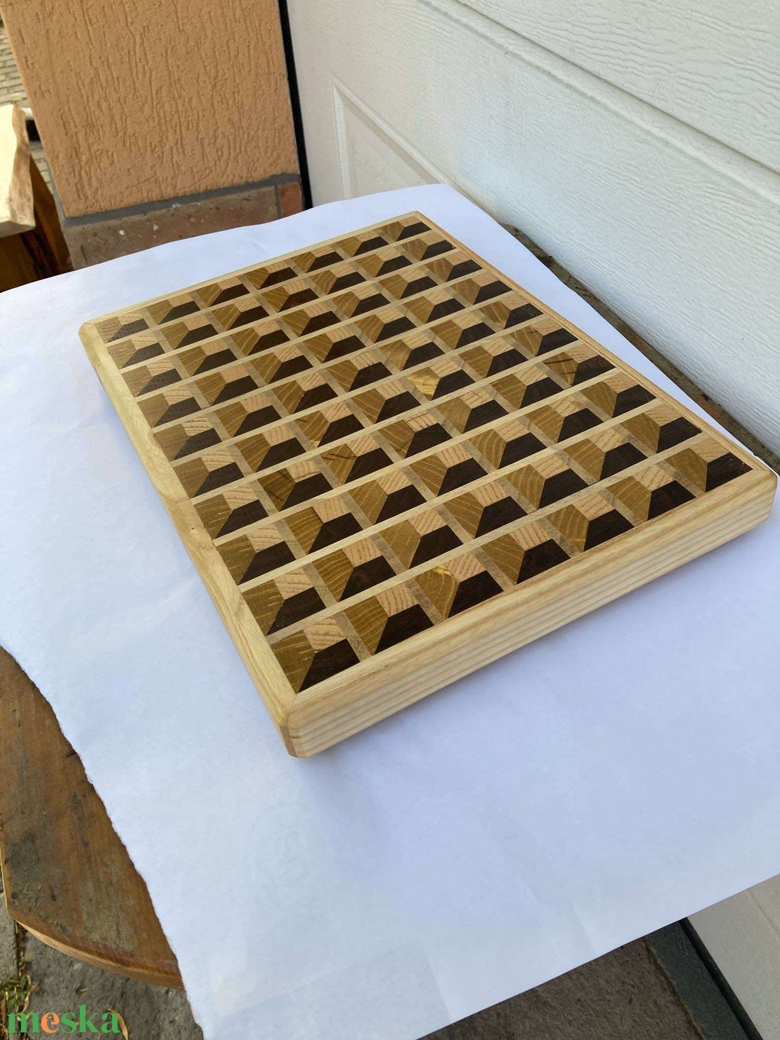 Vágódeszka 3D mintával - otthon & életmód - konyhafelszerelés, tálalás - sütés, főzés - vágódeszka - Meska.hu