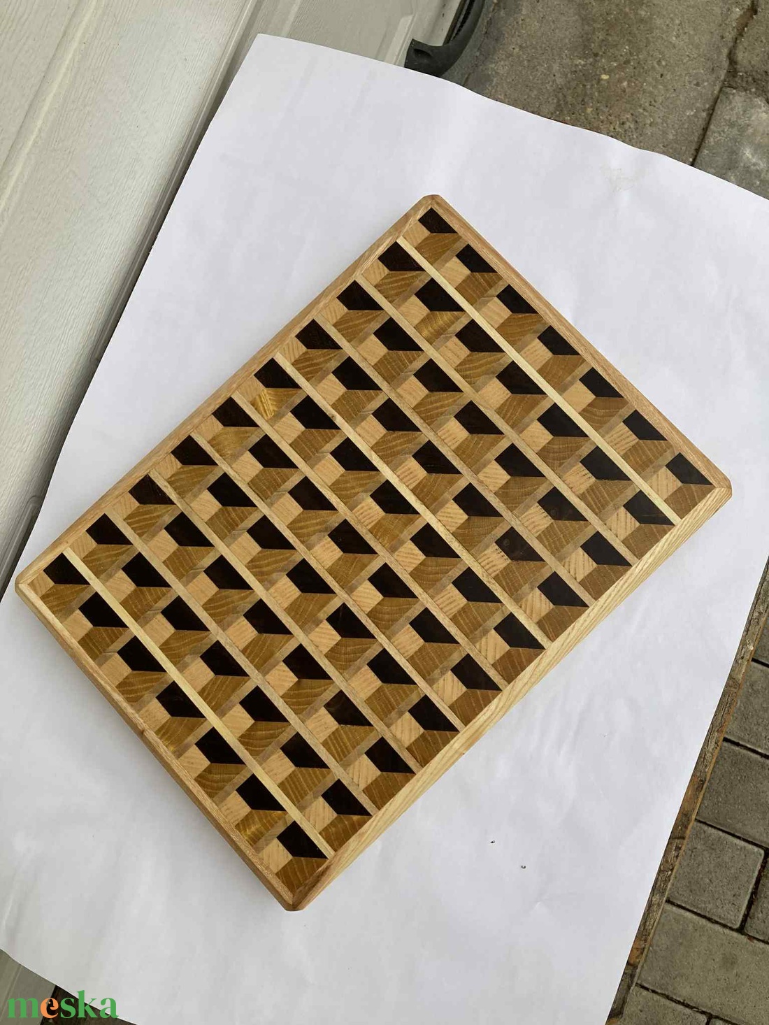 Vágódeszka 3D mintával - otthon & életmód - konyhafelszerelés, tálalás - sütés, főzés - vágódeszka - Meska.hu