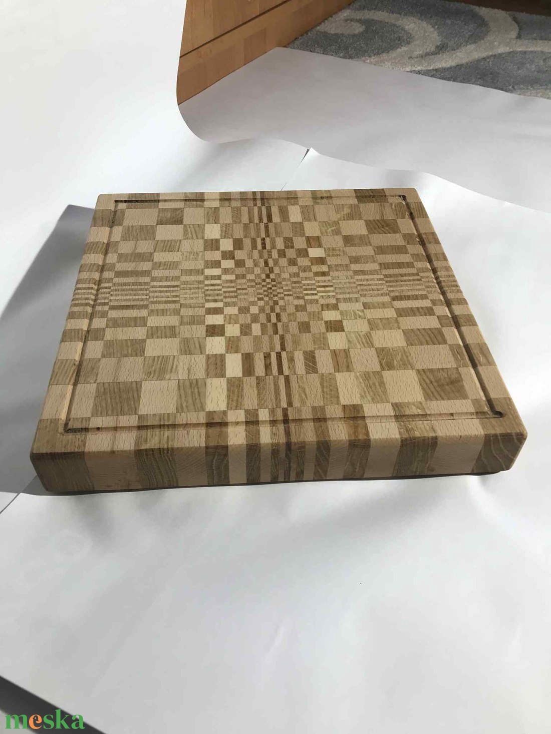 Vágódeszka 3D hatással - otthon & életmód - konyhafelszerelés, tálalás - sütés, főzés - vágódeszka - Meska.hu