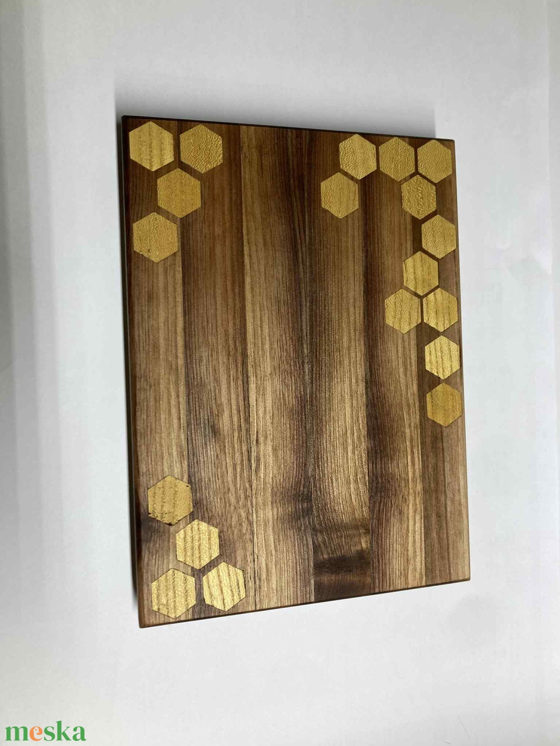 Vágódeszka méhsejt mintával - otthon & életmód - konyhafelszerelés, tálalás - sütés, főzés - vágódeszka - Meska.hu