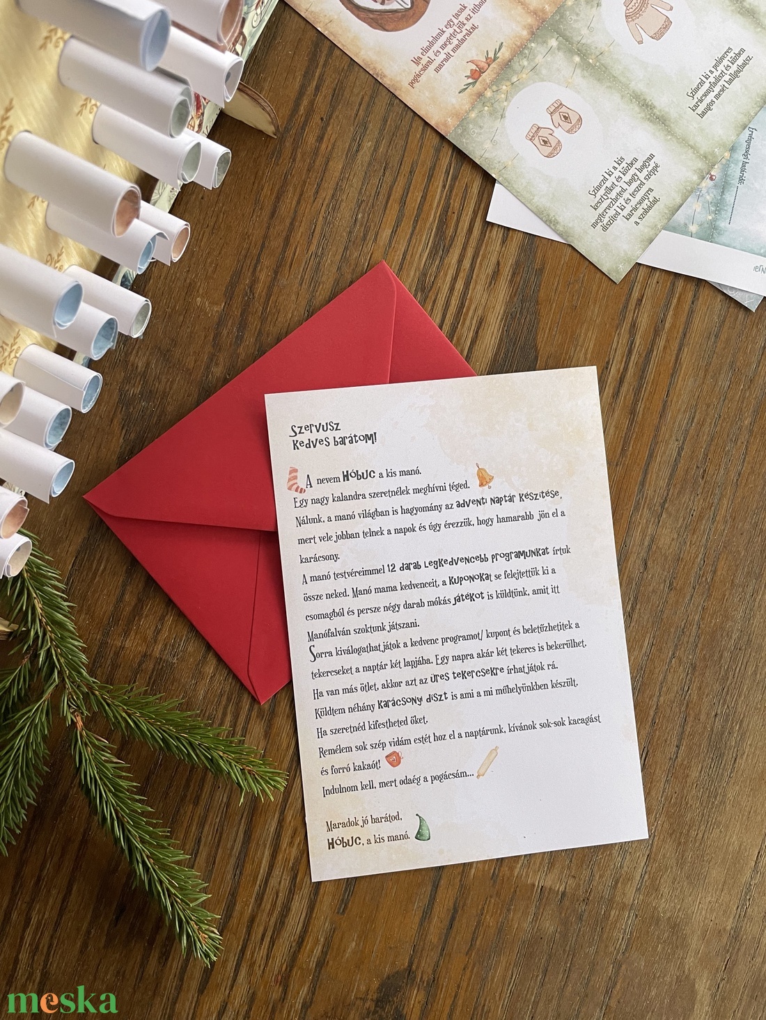 Kis manós adventi naptár - otthon & életmód - dekoráció - manók - Meska.hu