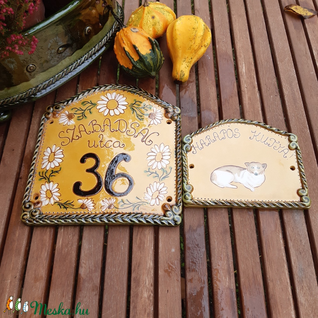 Házszám - otthon & életmód - ház & kert - házszám - Meska.hu