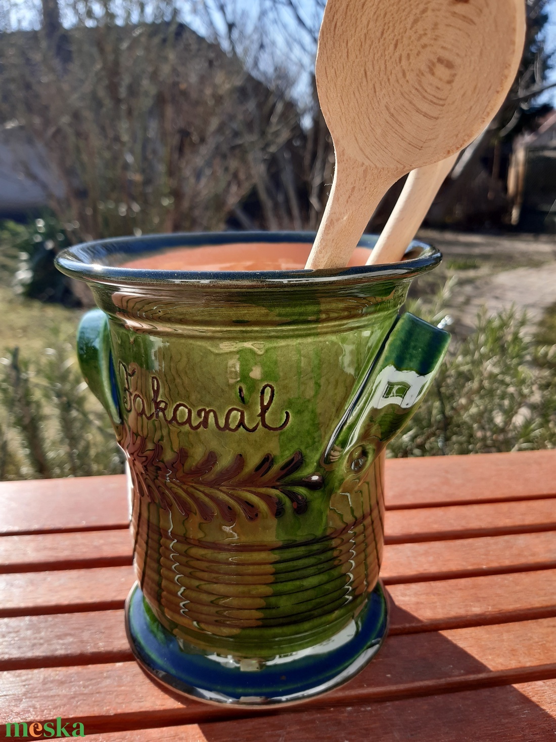 fakanáltartó - otthon & életmód - konyhafelszerelés, tálalás - sütés, főzés - fakanál & fakanáltartó - Meska.hu