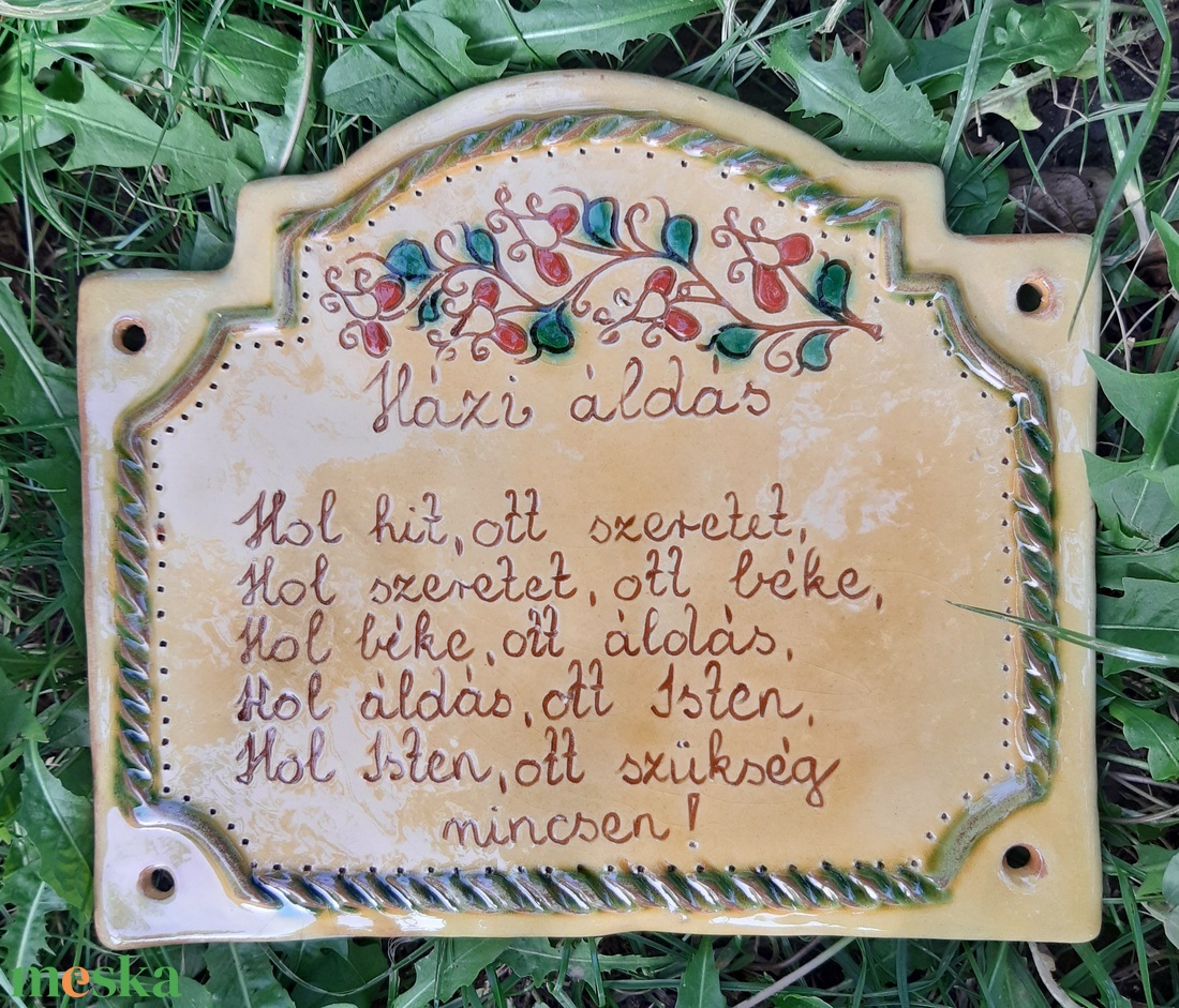 Házi áldás - művészet - szobor - kerámia - Meska.hu Házi áldás - művészet - szobor - kerámia - Meska.hu