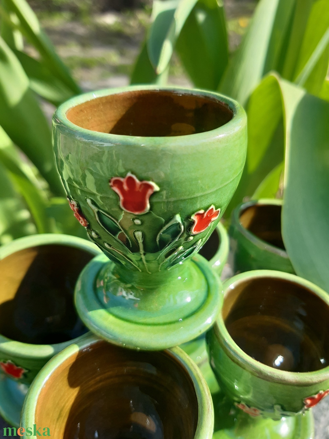 Tulipános tojástartó - otthon & életmód - konyhafelszerelés, tálalás - tálalás - zsúrkocsi, tálalóasztal - Meska.hu Tulipános tojástartó - otthon & életmód - konyhafelszerelés, tálalás - tálalás - zsúrkocsi, tálalóasztal - Meska.hu