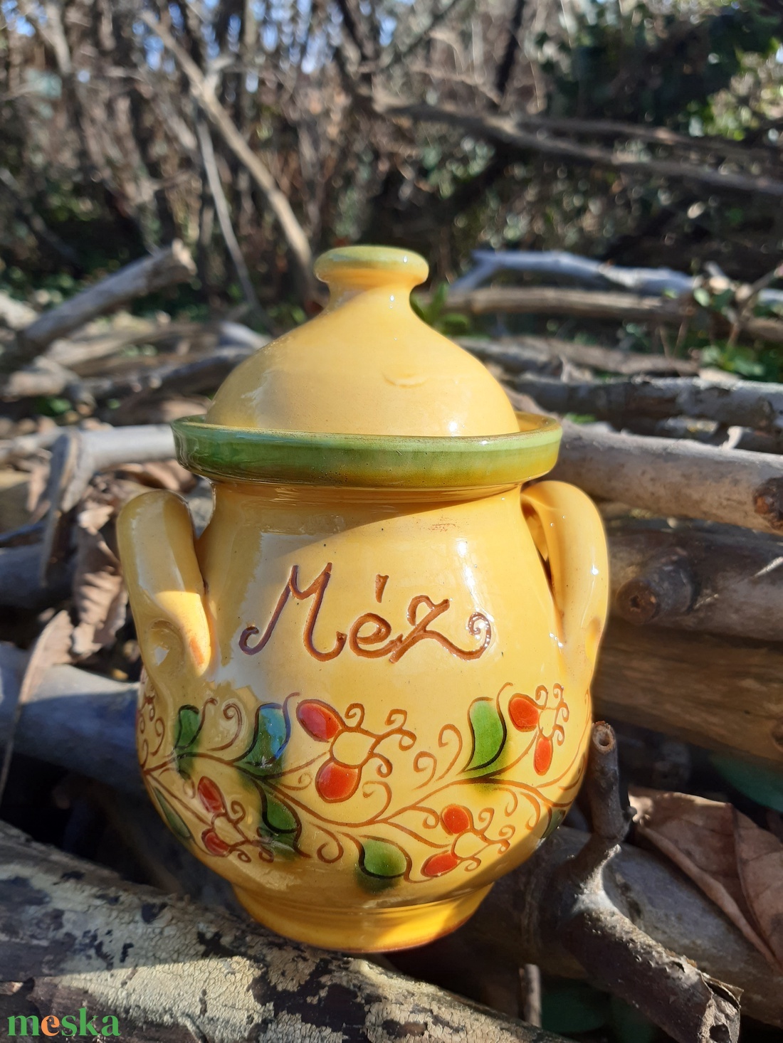 Mézescsupor - otthon & életmód - konyhafelszerelés, tálalás - konyhai tárolás - méz & vajtartó - Meska.hu