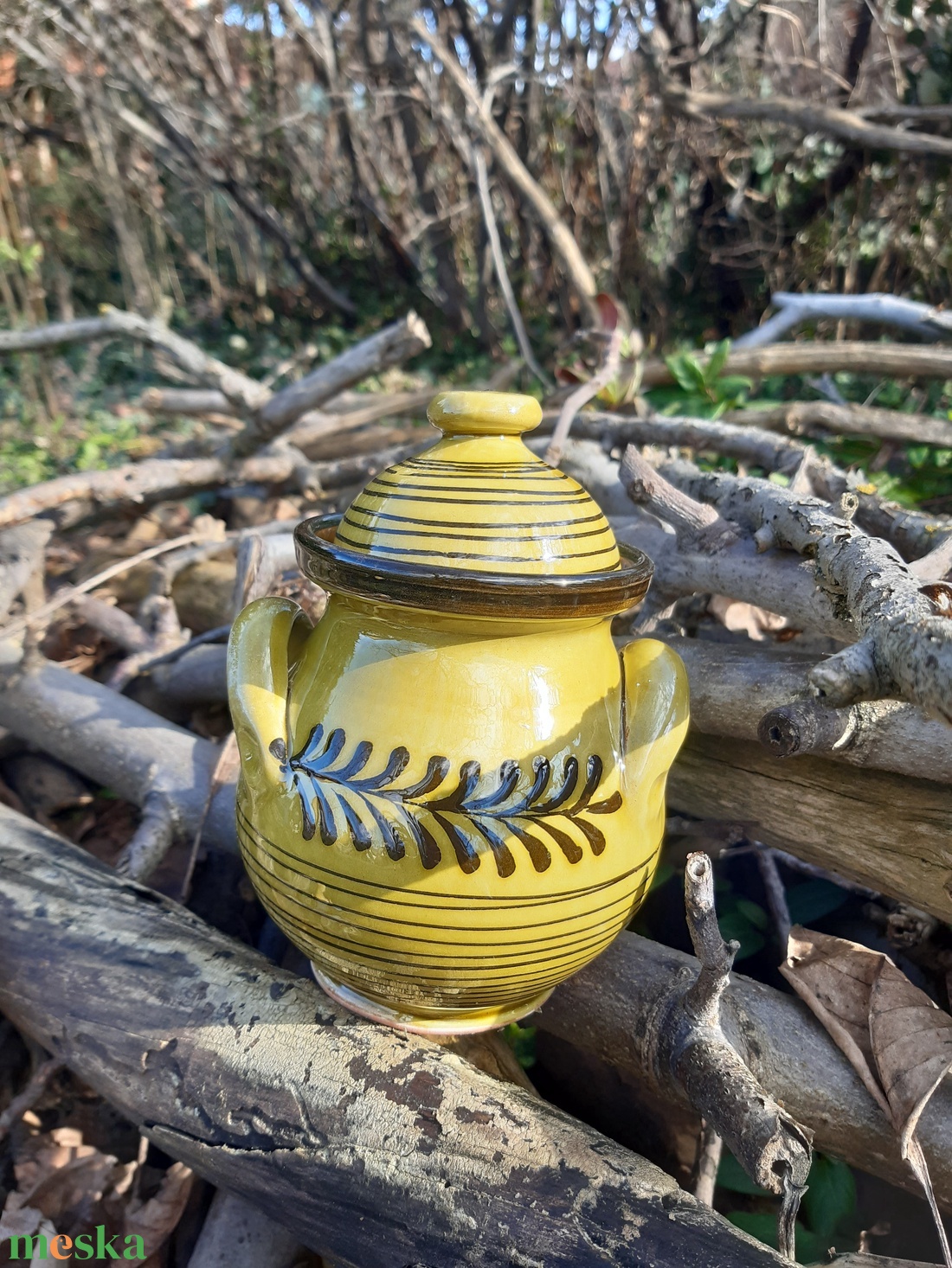 Mézescsupor - otthon & életmód - konyhafelszerelés, tálalás - konyhai tárolás - méz & vajtartó - Meska.hu