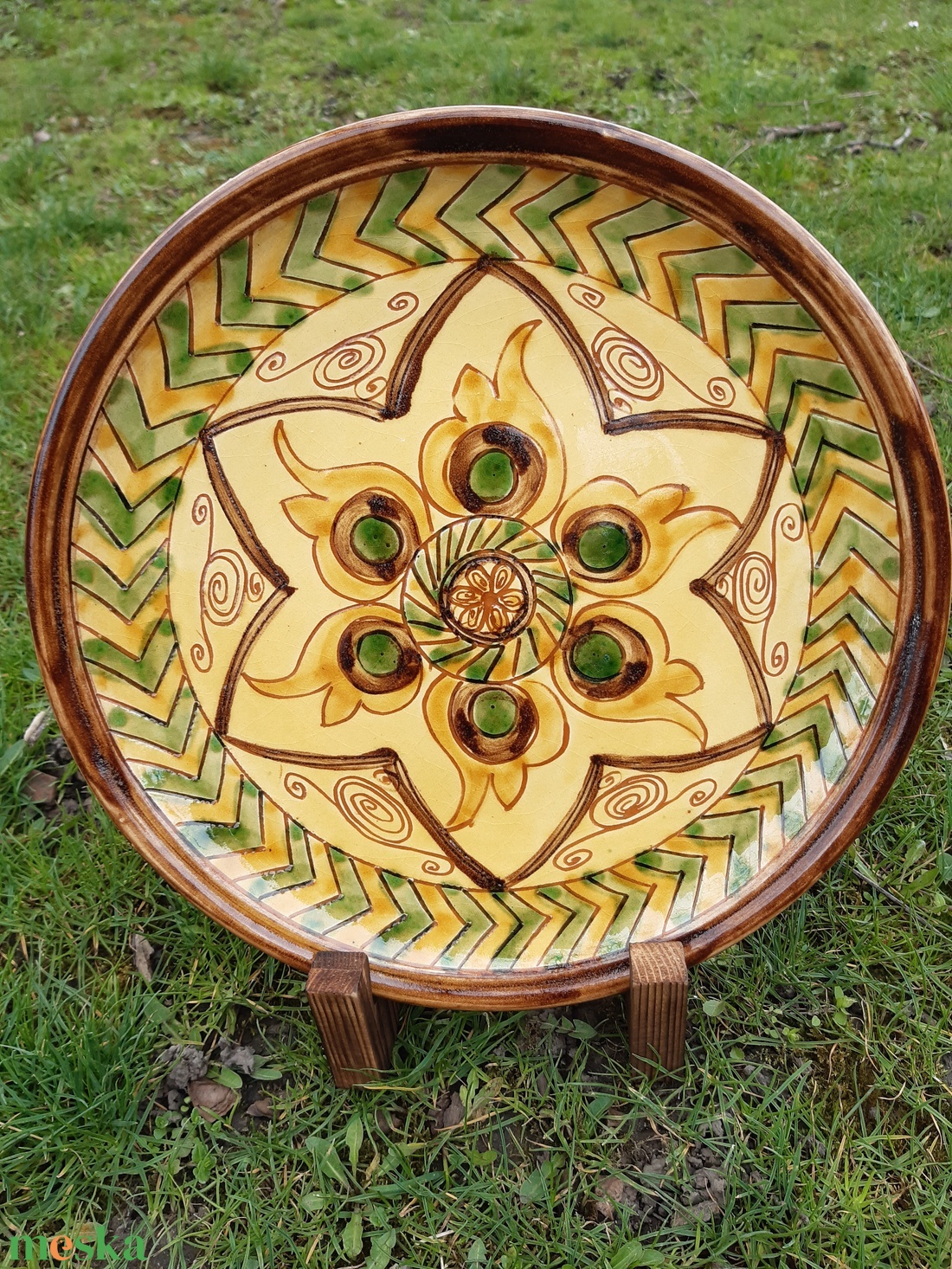 Falitányér  - karácsony - karácsonyi lakásdekoráció - karácsonyi manók, figurák - Meska.hu