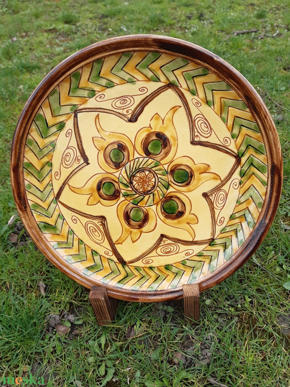 Falitányér  - karácsony - karácsonyi lakásdekoráció - karácsonyi manók, figurák - Meska.hu