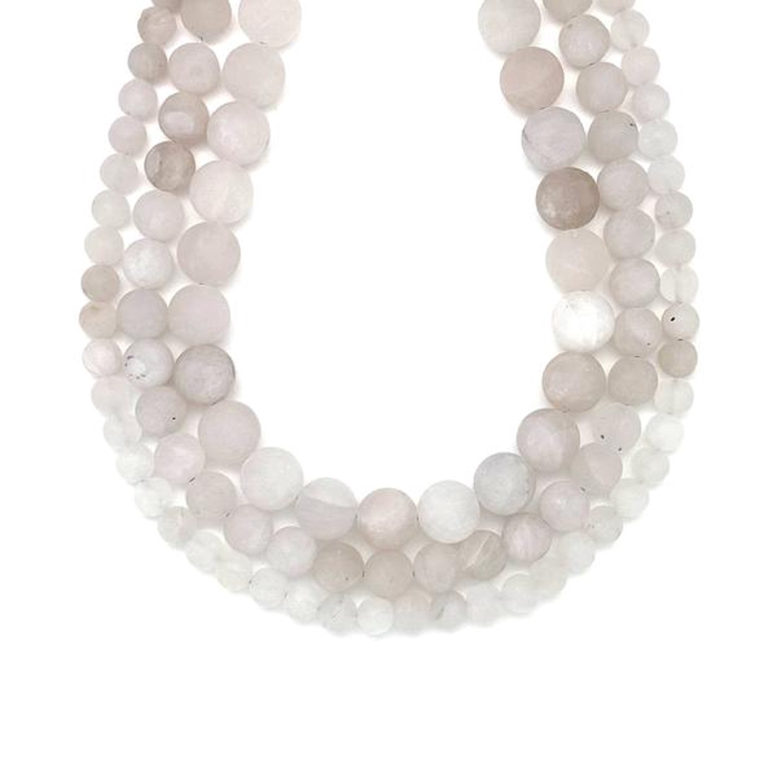 Tejkvarc matt golyó 8mm  ékszerkészítő alapanyag (füzér) - kellékek & szerszámok - ásvány alapanyag - ásványfüzér - Meska.hu
