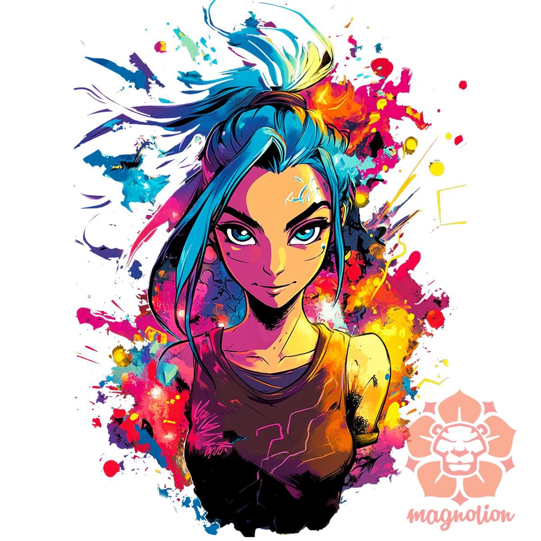 Graffiti Jinx v3 - ruha & divat - férfi ruha - férfi pulóver - Meska.hu