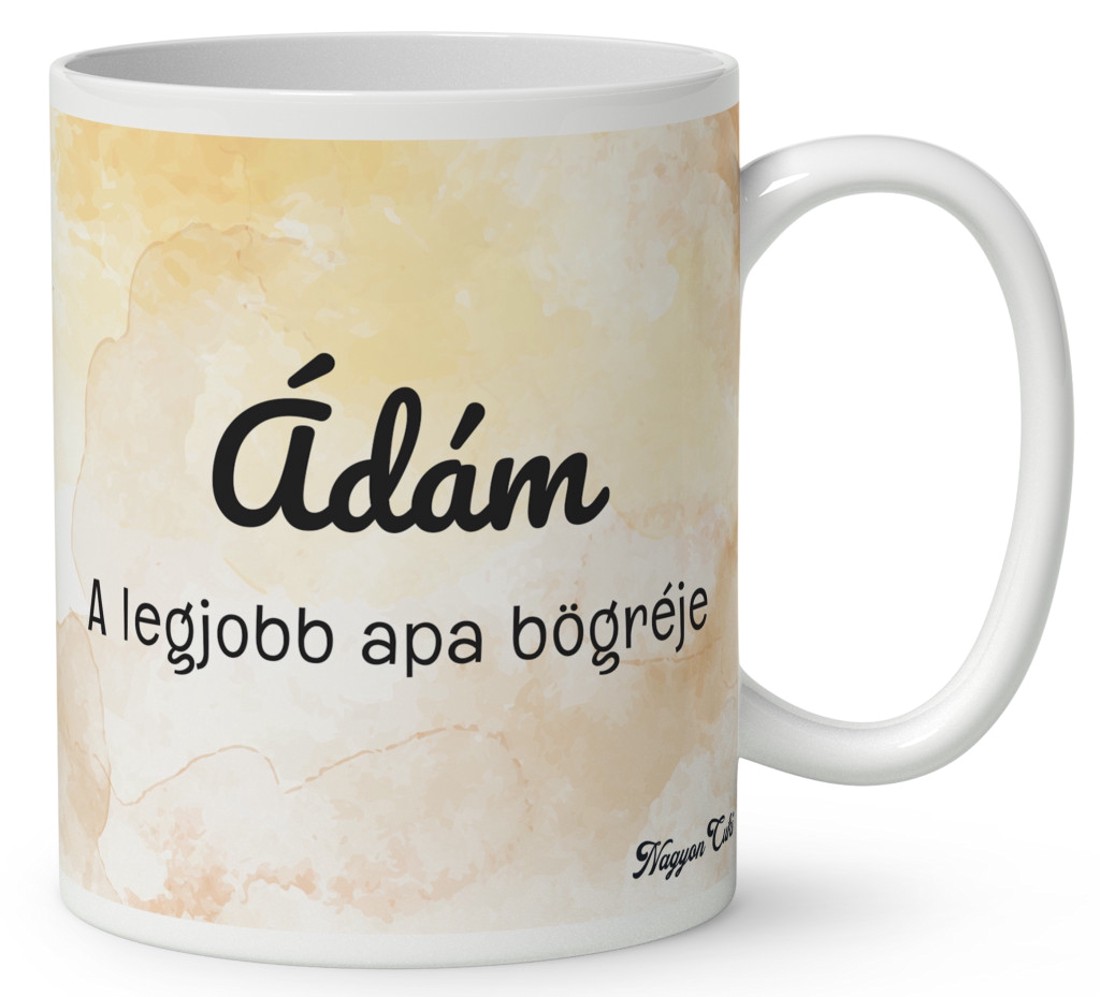 Névvel kérhető - Cuki lajhár Apa és két kis lajhár mintás bögre - otthon & életmód - konyhafelszerelés, tálalás - tálalás - bögre & csésze - Meska.hu