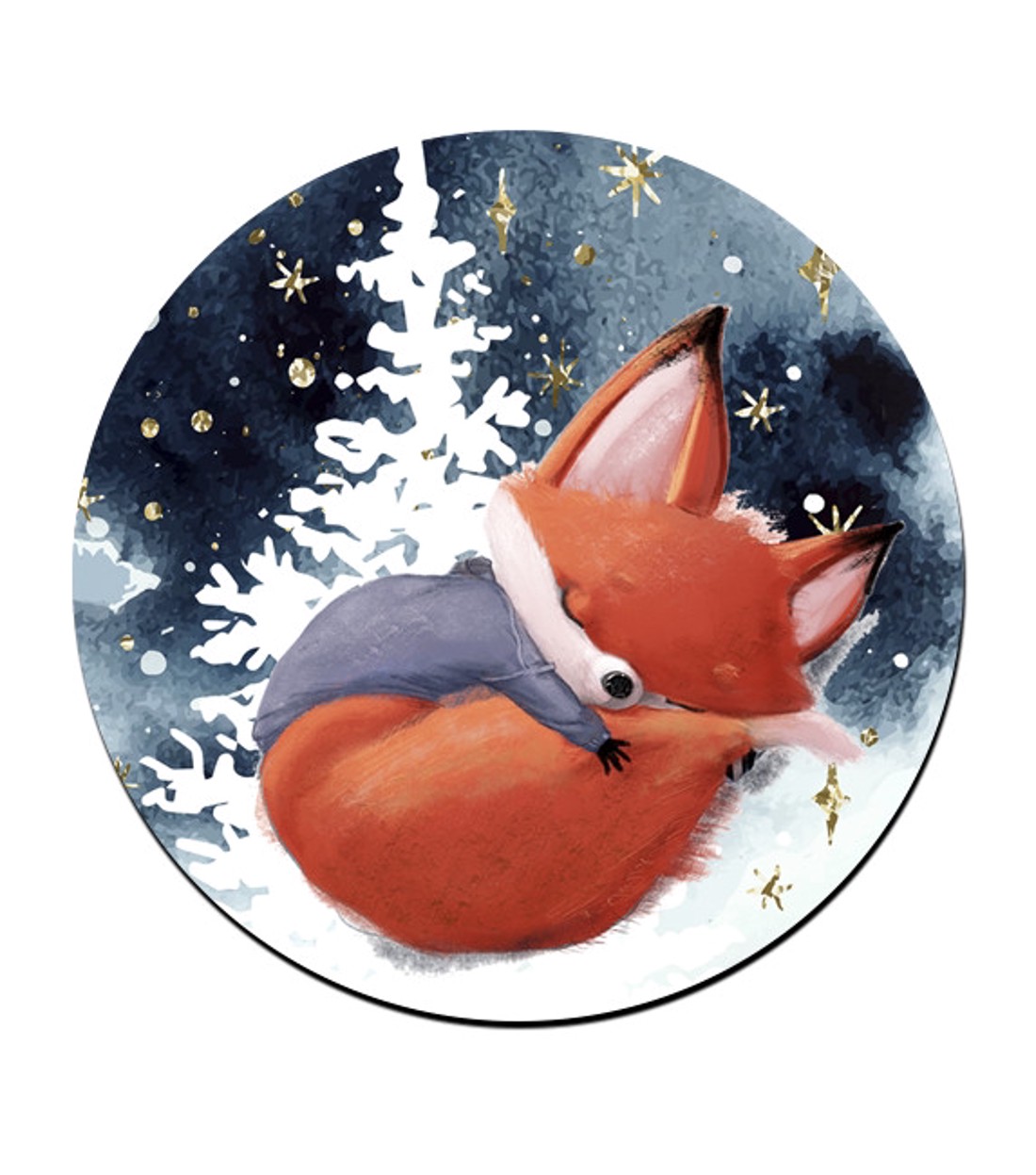 Tündéri róka mintás bögre alátét -  - Meska.hu