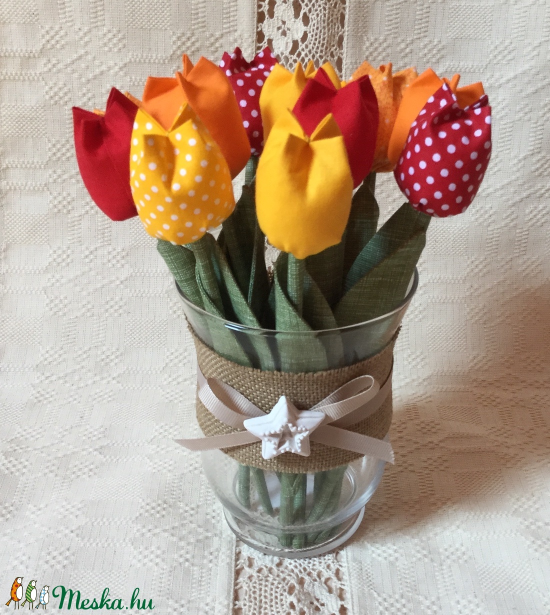 Textil tulipán /szett: 12 db/ ingyen ajándékkísérővel - otthon & életmód - dekoráció - Meska.hu Textil tulipán /szett: 12 db/ ingyen ajándékkísérővel - otthon & életmód - dekoráció - Meska.hu
