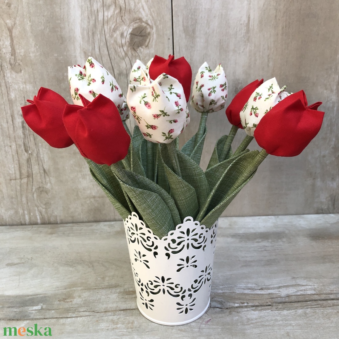 Textil tulipán / szett: 10 szál vegyesen/ ingyen ajándékkísérővel - - Meska.hu Textil tulipán / szett: 10 szál vegyesen/ ingyen ajándékkísérővel - - Meska.hu