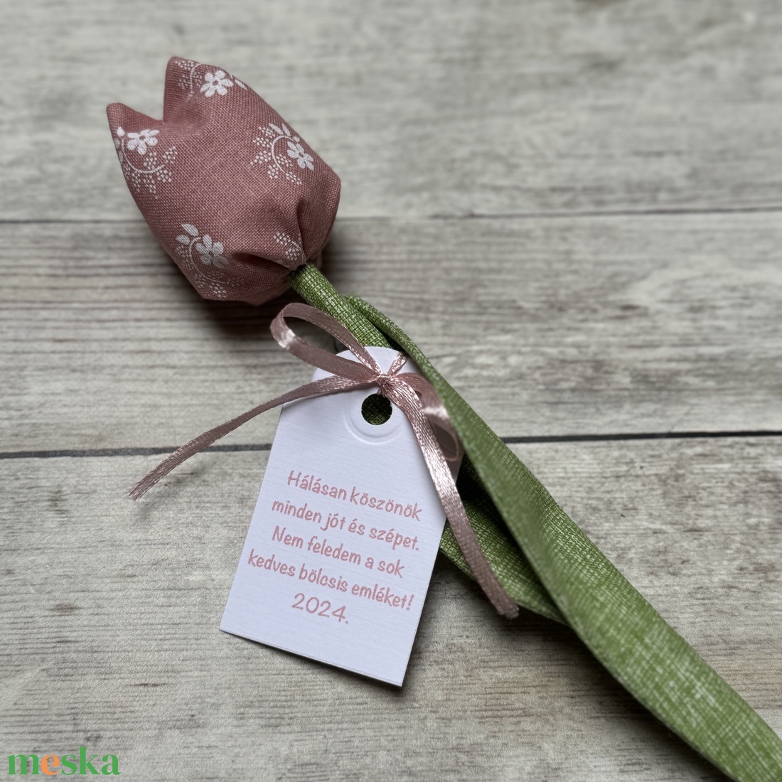 Textil tulipán bölcsis búcsúajándék  - otthon & életmód - dekoráció - Meska.hu