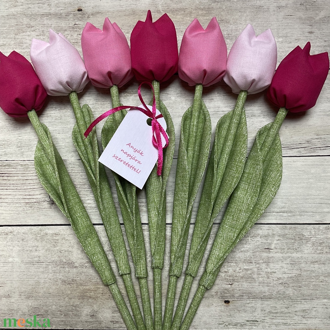 Anyák napi textil tulipánok / szett: 7 db/ ingyen ajándékkísérővel - otthon & életmód - dekoráció - virágdísz és tartó - csokor & virágdísz - Meska.hu Anyák napi textil tulipánok / szett: 7 db/ ingyen ajándékkísérővel - otthon & életmód - dekoráció - virágdísz és tartó - csokor & virágdísz - Meska.hu