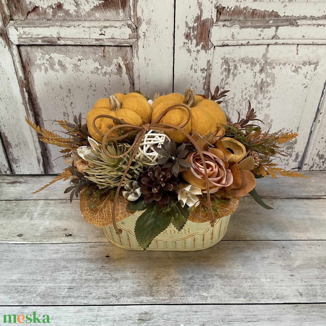 Őszi asztali dekoráció - otthon & életmód - dekoráció - dísztárgy - Meska.hu
