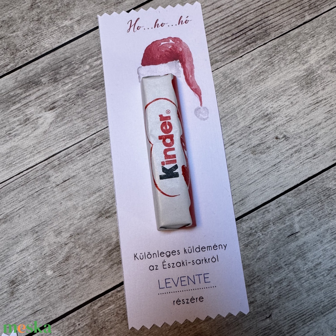 Különleges küldemény az Északi-sarkról  Mikulásos csokikísérő kártya -  - Meska.hu