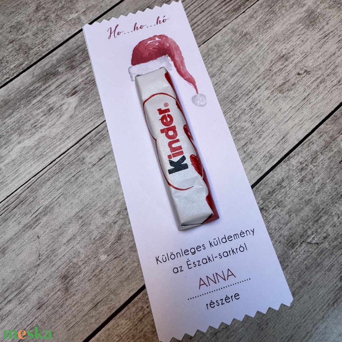 Különleges küldemény az Északi-sarkról  Mikulásos csokikísérő kártya -  - Meska.hu